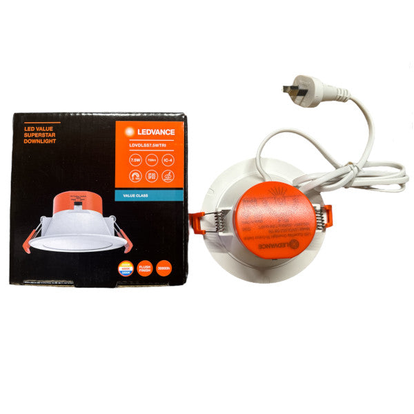 LEDVANCE LED Downlight 90mm 7.5W Tri-colour