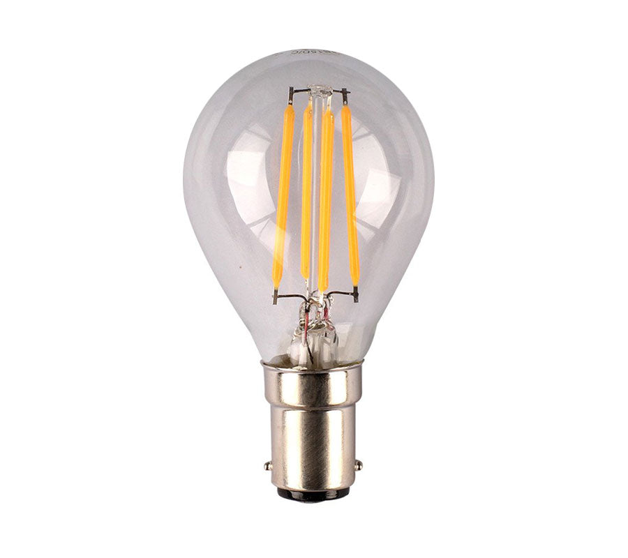 SUNNY LED Fancy Round Filament 4W BA15D Warm White