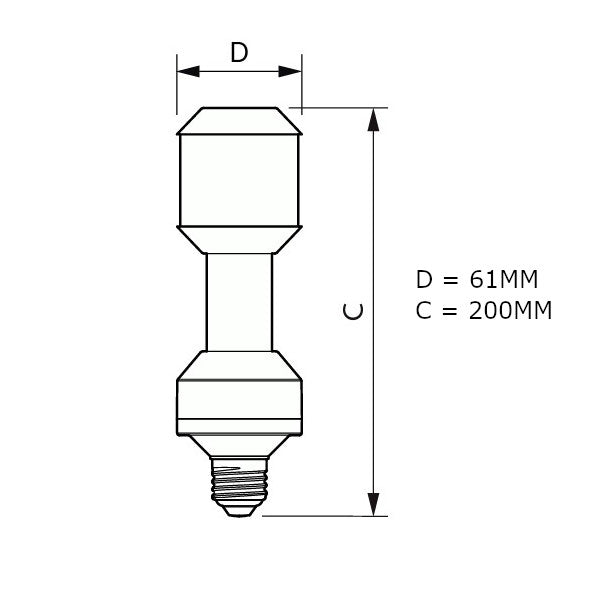 PHILIPS TRUEFORCE LED RETROFIT FOR HID, HPL & SON 34W E27 4000K-2