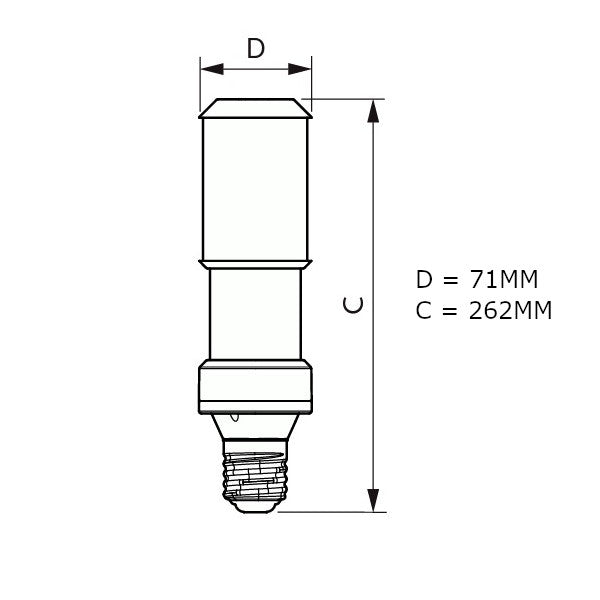 PHILIPS TRUEFORCE LED RETROFIT FOR HID, HPL & SON 65W E40 4000K