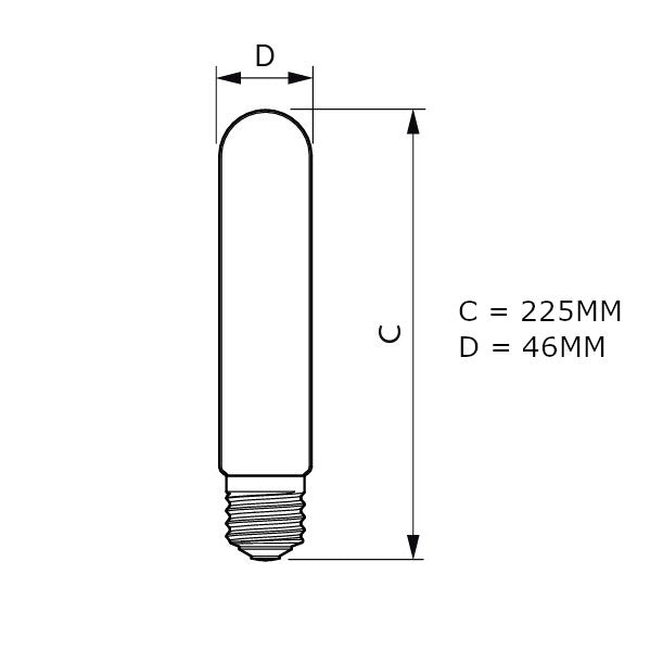 PHILIPS TRUEFORCE LED REPLACEMENT FOR HID SON-T, 40W, E40 3000K-2
