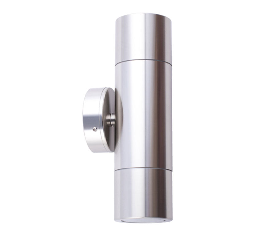 CLA Wall Pillar Light Up Down GU10 IP65 Anodised Aluminium-1