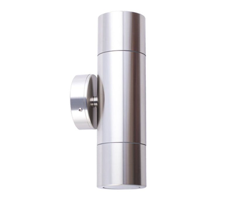 CLA Wall Pillar Light Up Down GU10 IP65 Anodised Aluminium-1
