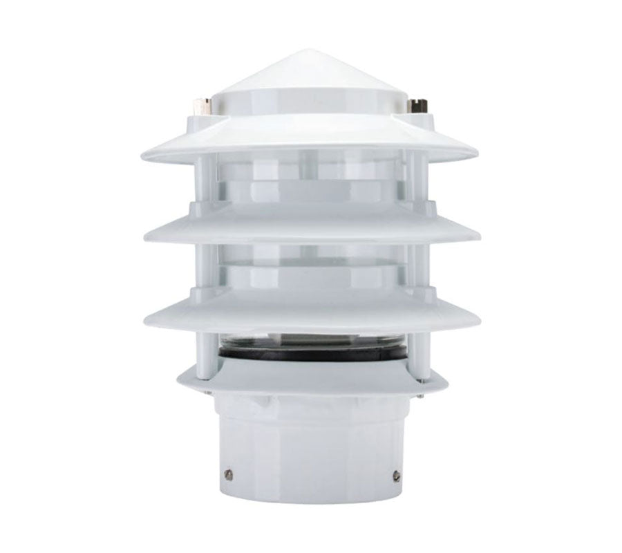DOMUS Bollard Head E27 3-Tier White BL-100