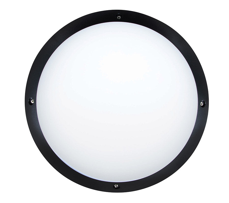 PIERLITE LED Bulkhead 12W 4000K IP66 IK10 Black-3