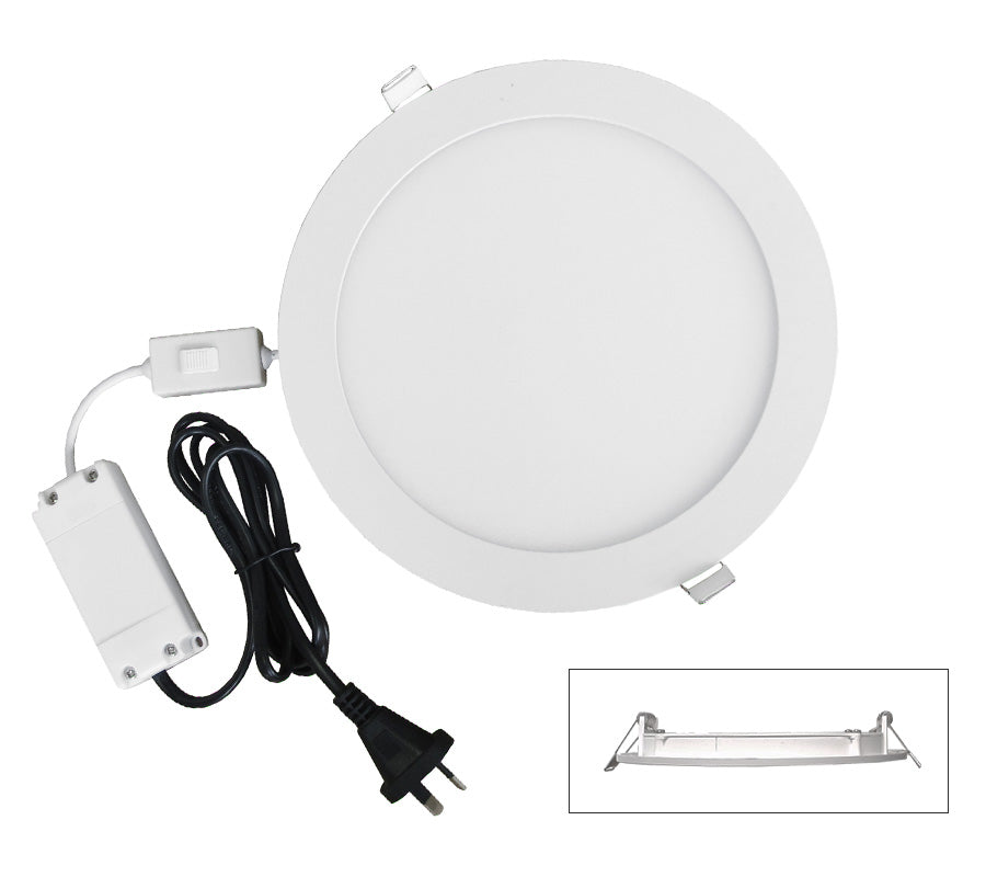 CLA LED Downlight Ultra Slim 18W Tri-Colour White SLICKTRI3R-1
