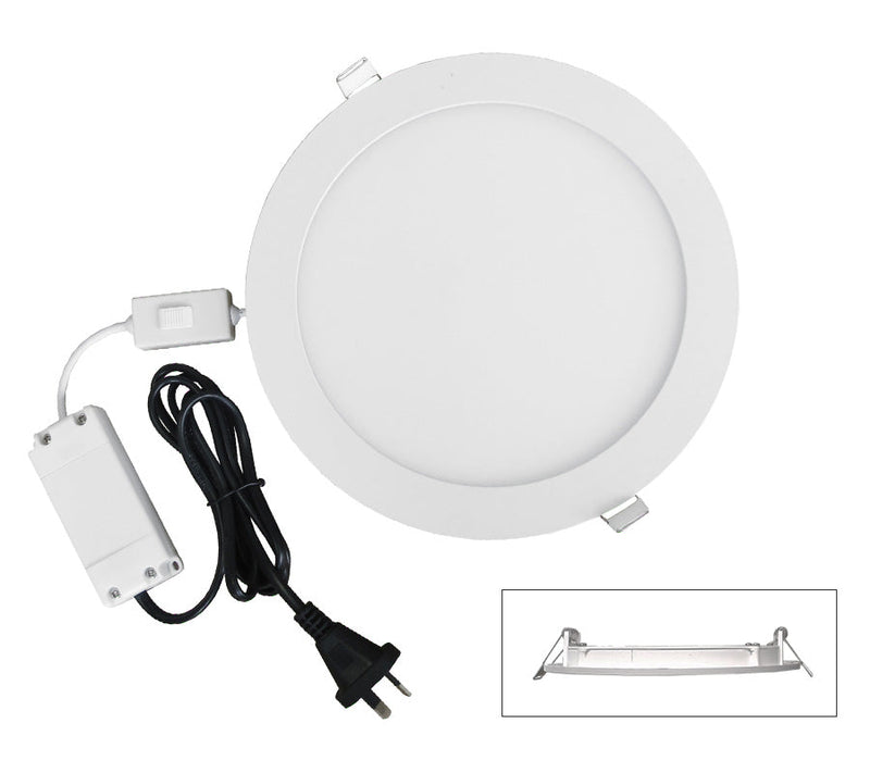 CLA LED Downlight Ultra Slim 18W Tri-Colour White SLICKTRI3R-1