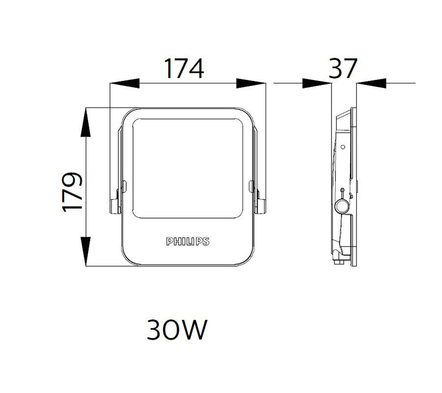 PHILIPS LED Floodlight Smartbright 30W 4000K IP65