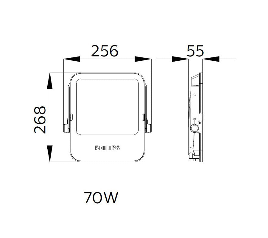 PHILIPS LED Floodlight Smartbright 70W 4000K IP65