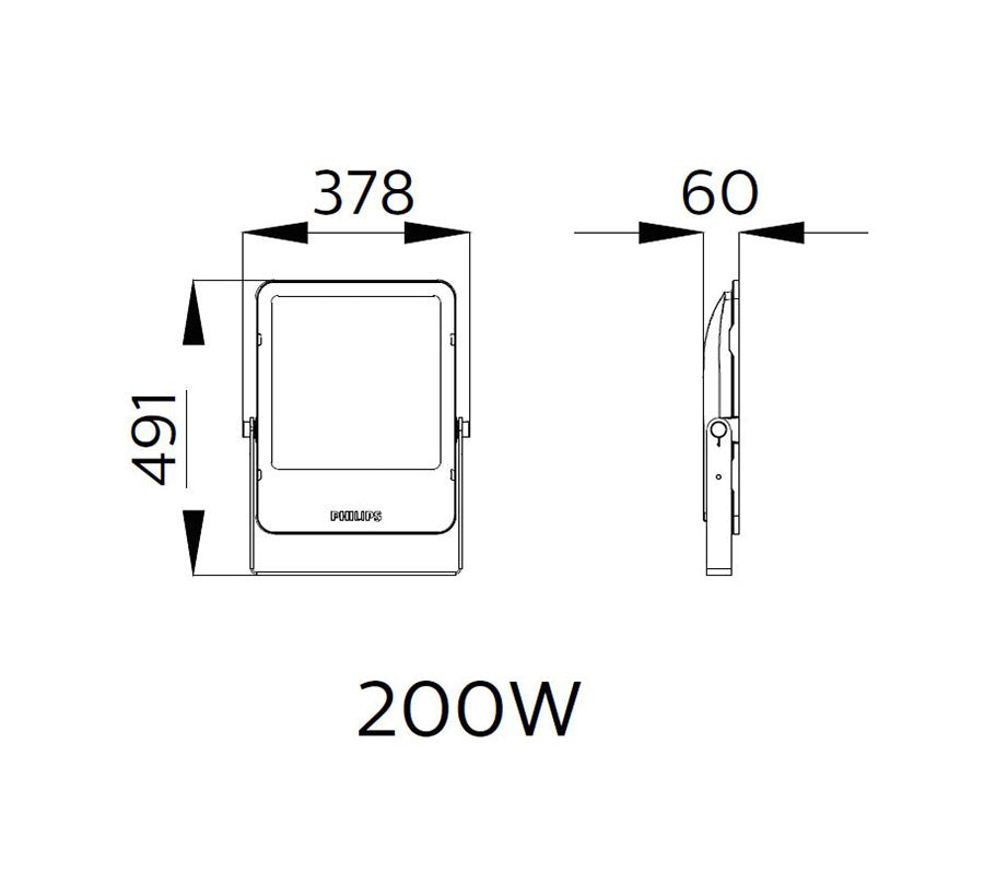 PHILIPS LED Floodlight Smartbright 200W 4000K IP65-2