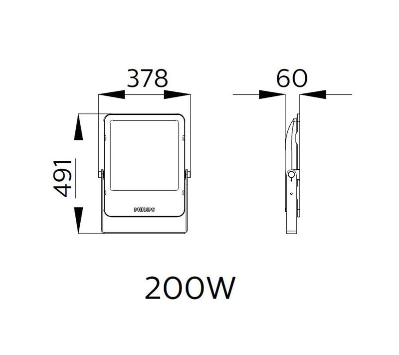 PHILIPS LED Floodlight Smartbright 200W 4000K IP65-2