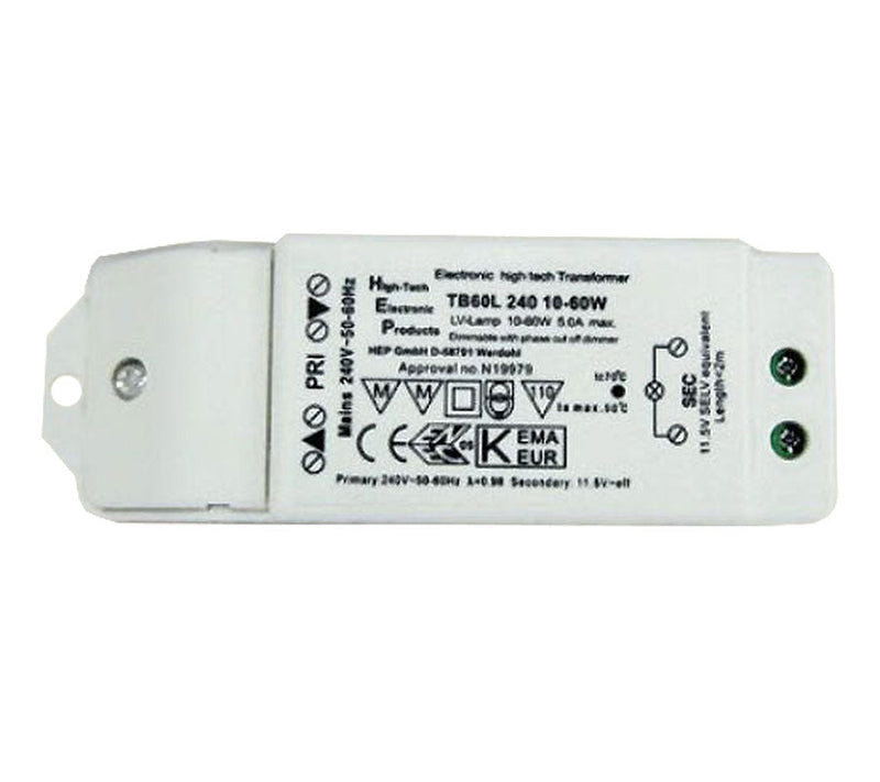 HEP Electronic Transformer 12V 10-60W Dimmable-1