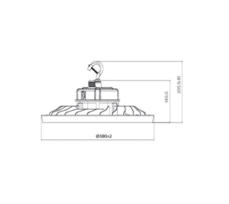 PHILIPS LED Highbay 200W Tri-Colour-2