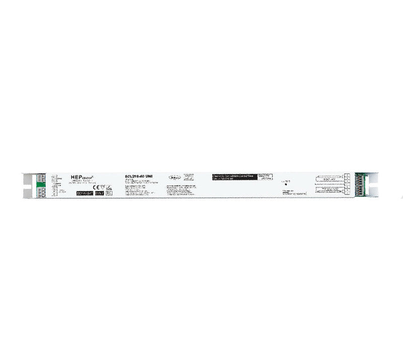 HEP DALI Dimmable Ballast 2x18-40W T8 PLL-1