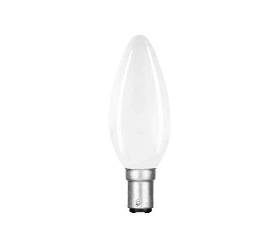 GENERIC Candle Halogen 28W SBC Frosted-1