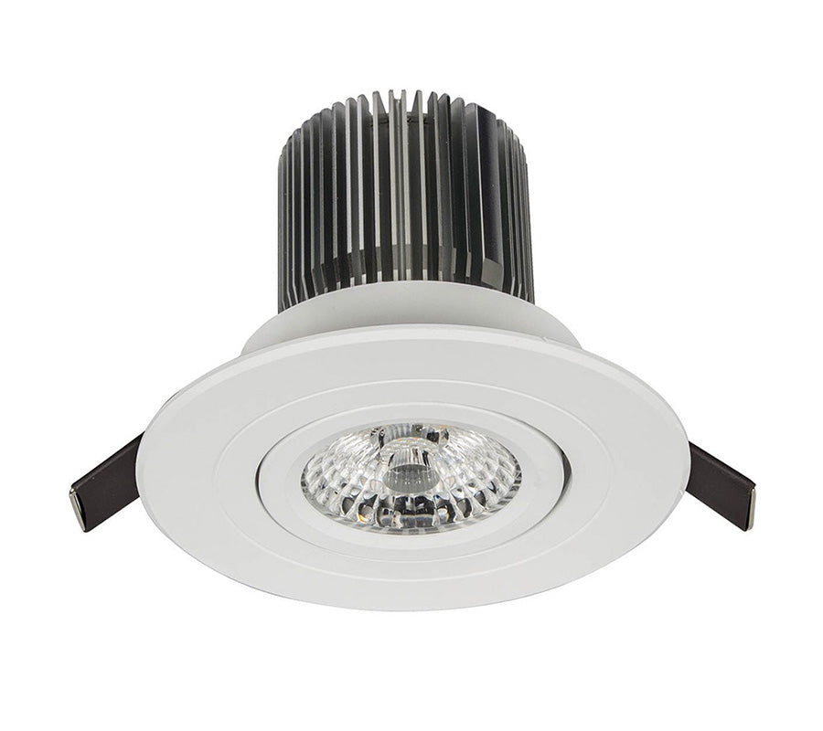 CLA LED Downlight 10W Tri-Colour Gimble White COMET04-1