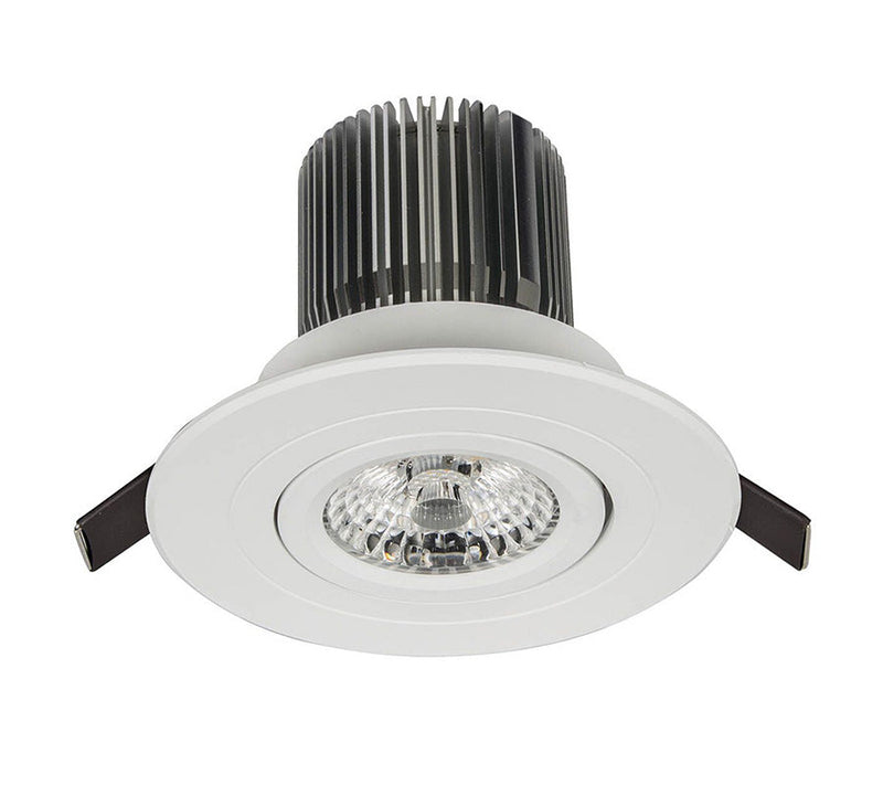 CLA LED Downlight 10W Tri-Colour Gimble White COMET04-1