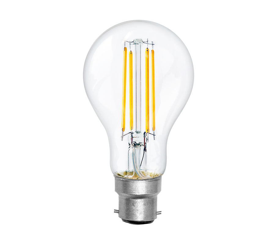 ENDURO LED GLS A60 8W BC Cool White Clear Dimmable