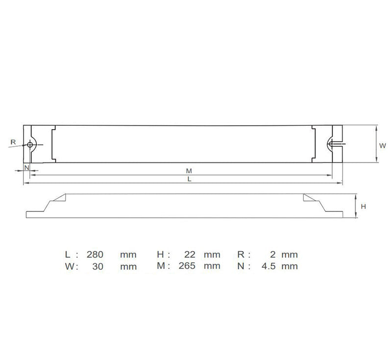 HEP Electronic Ballast 2x18-40W T8 PLL PLF-2