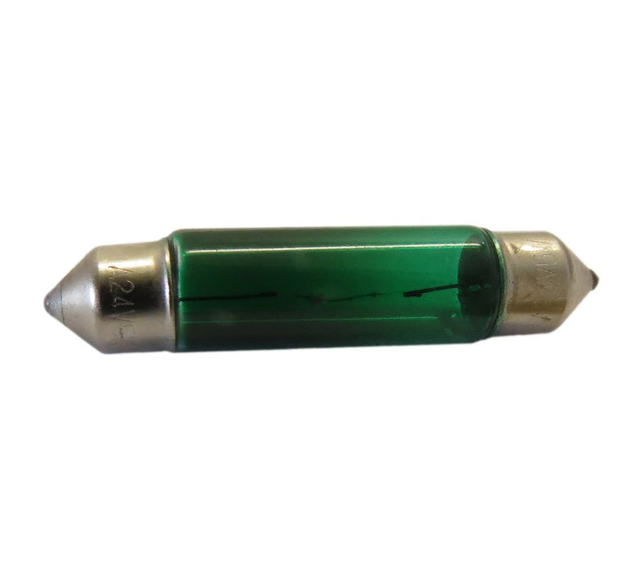 GENERIC Festoon Lamp 5W 24V SV8.5 41x10mm Ř Green