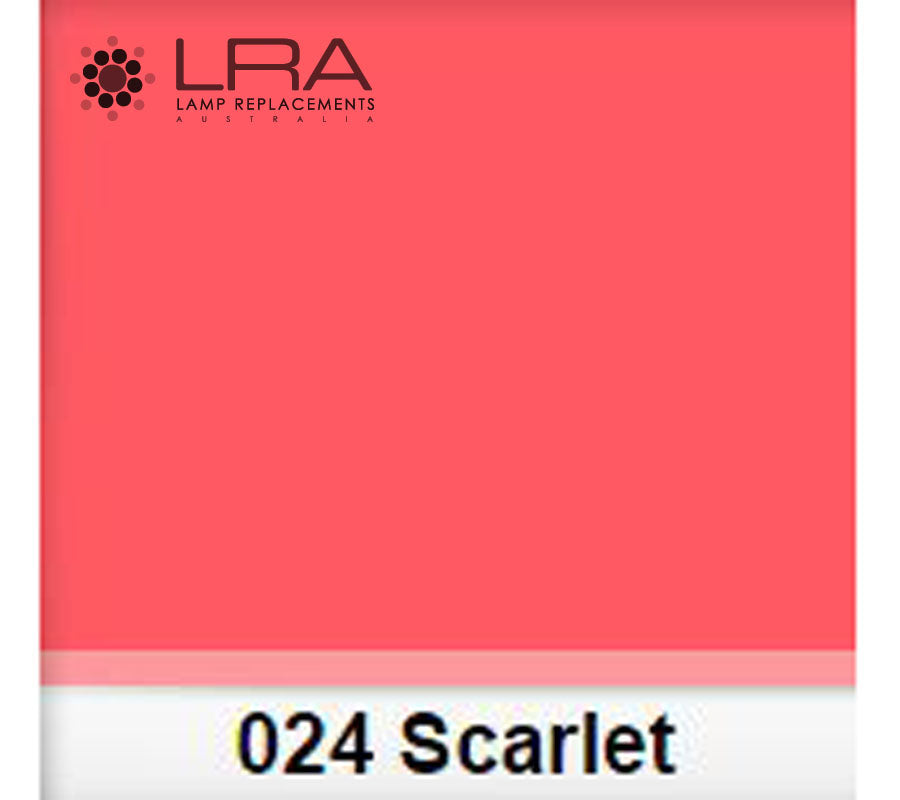 LEE FILTER ROLL 760CM Colour 024 Scarlet-1