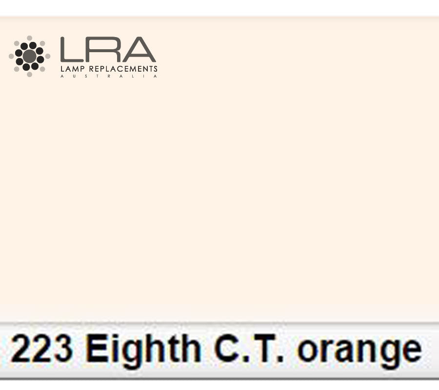 LEE FILTER ROLL 760CM Colour 223 Eigth C.T. Orange