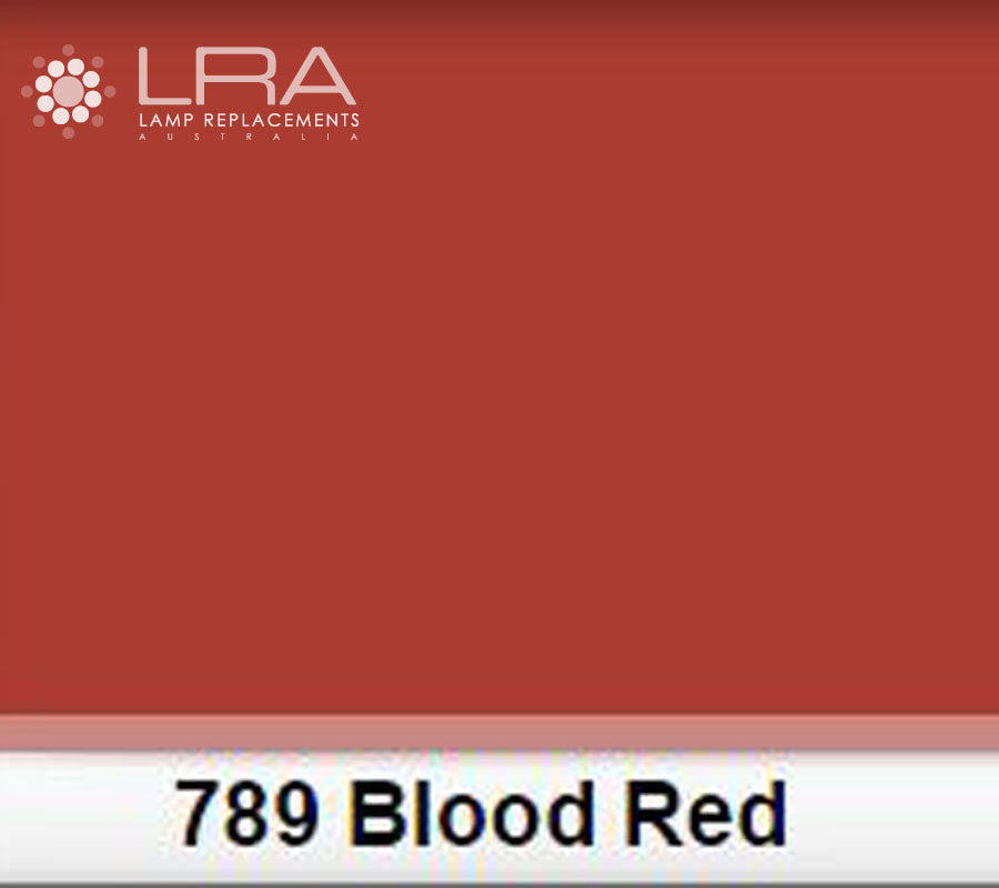 LEE FILTER ROLL 760CM Colour 789 Blood Red