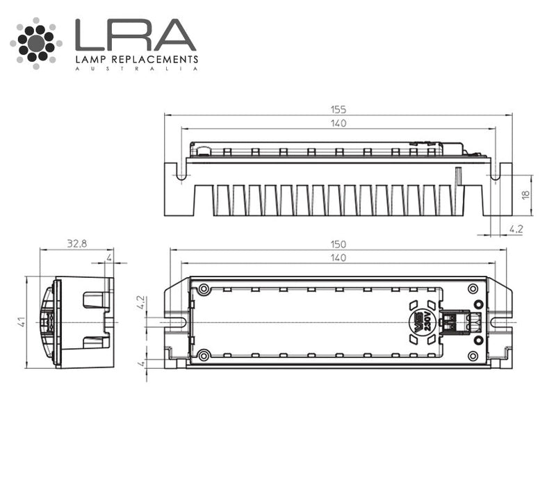 VOSSLOH-SCHWABE LED Module LUT33 13W 240V 3000K 571916-5