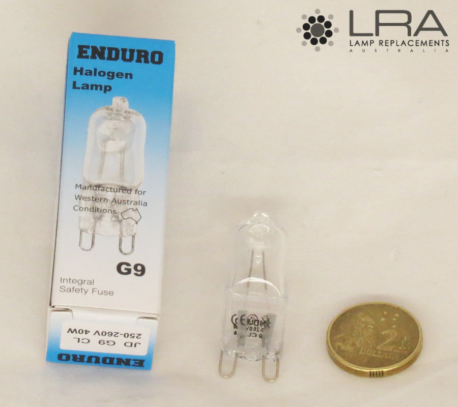 ENDURO Halogen G9 40W 250V Warm White