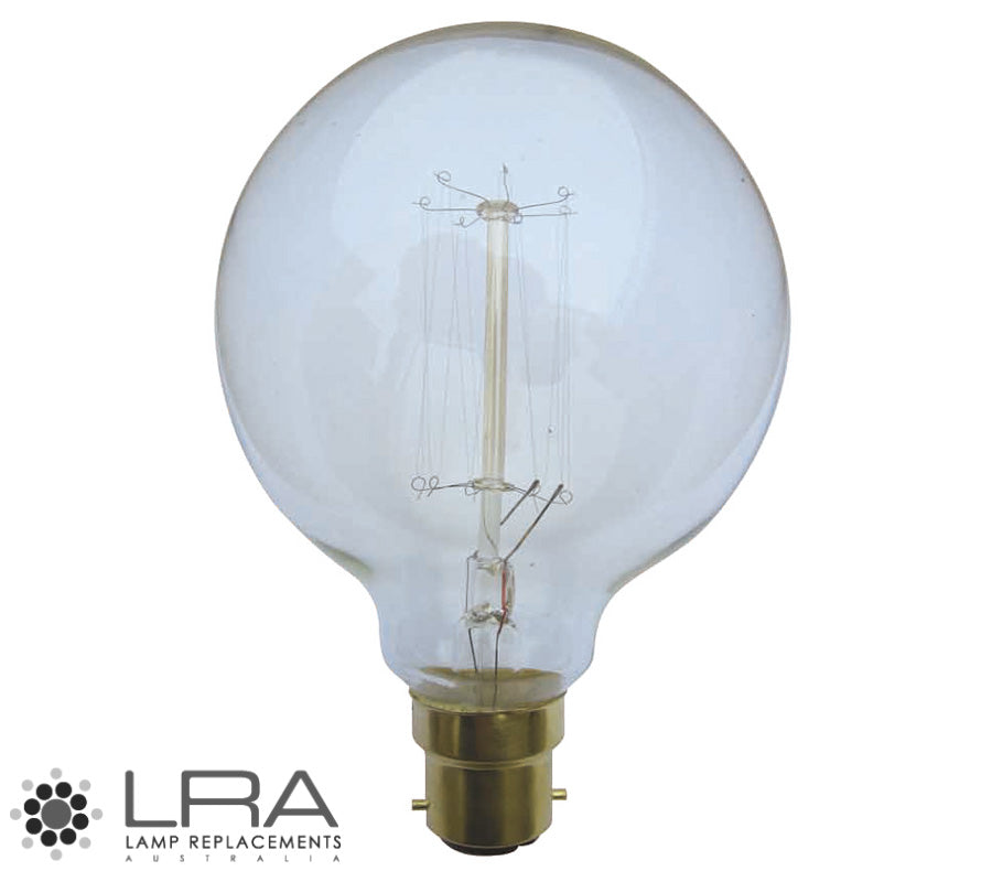CLA Carbon Filament G95 25W 240V BC 2800K-1