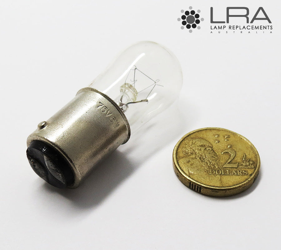 GENERIC Indicator Lamp 6W 75V BA15d-2