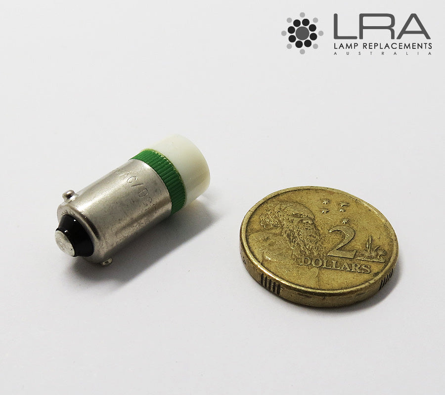 GENERIC LED Indicator Lamp 6V BA9s Green-2