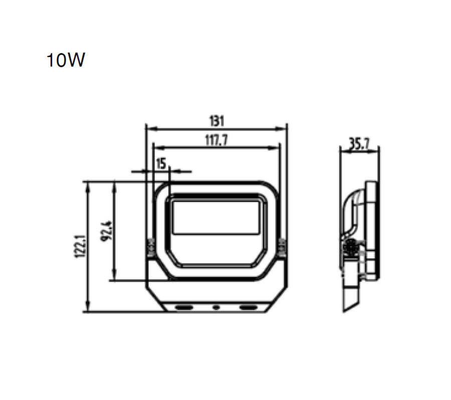 LEDVANCE LED Floodlight 10W 6500K IP65