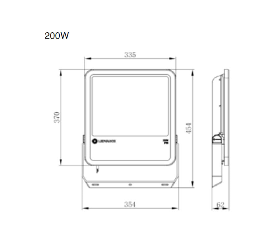 LEDVANCE LED Floodlight 200W 6500K IP65-2