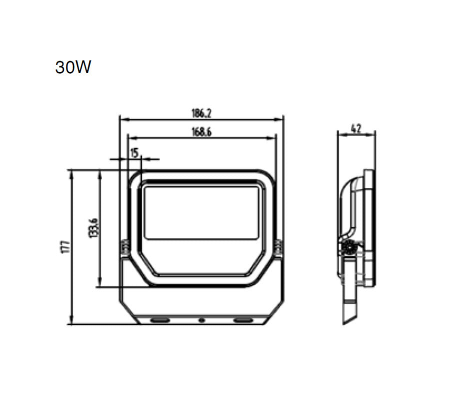 LEDVANCE LED Floodlight 30W 6500K IP65-2