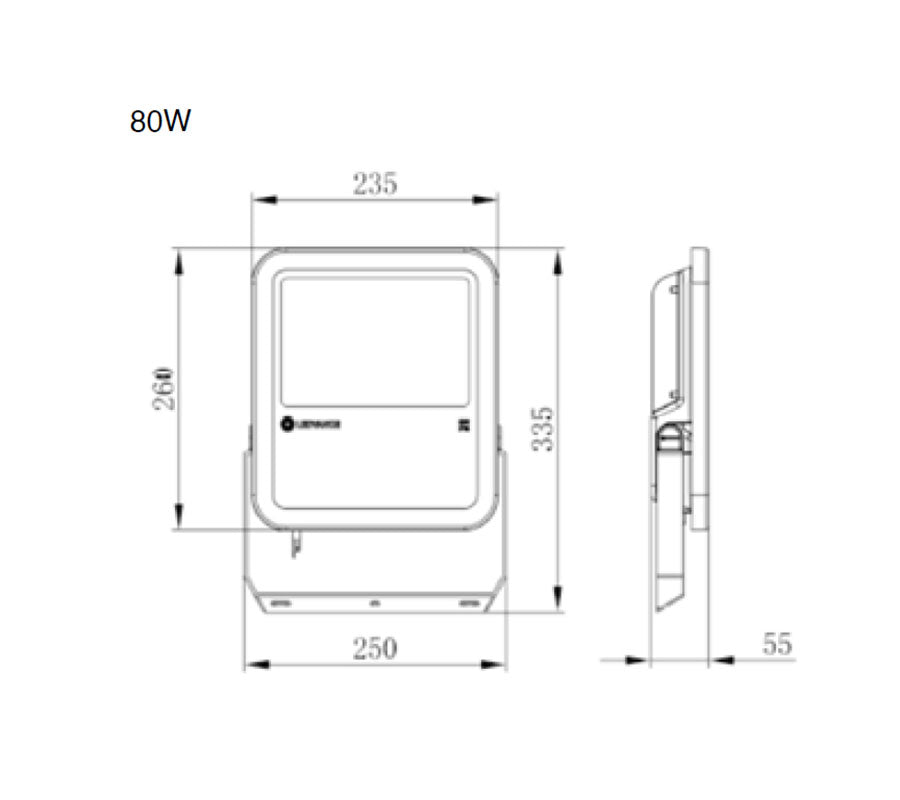 LEDVANCE LED Floodlight 80W 6500K IP65