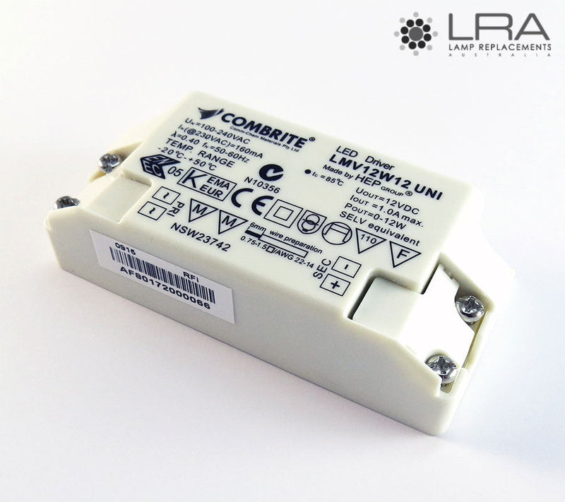 COMBRITE Constant Voltage LED Driver 12W 12V-1