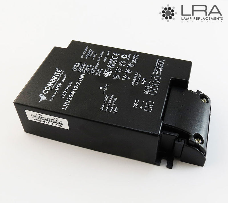 COMBRITE Constant Voltage LED Driver 36W 12V-1