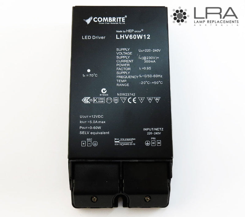 COMBRITE Constant Voltage LED Driver 60W 12V-2