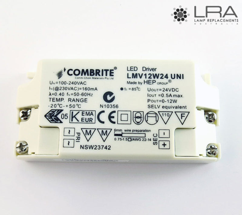 COMBRITE Constant Voltage LED Driver 12W 24V-2