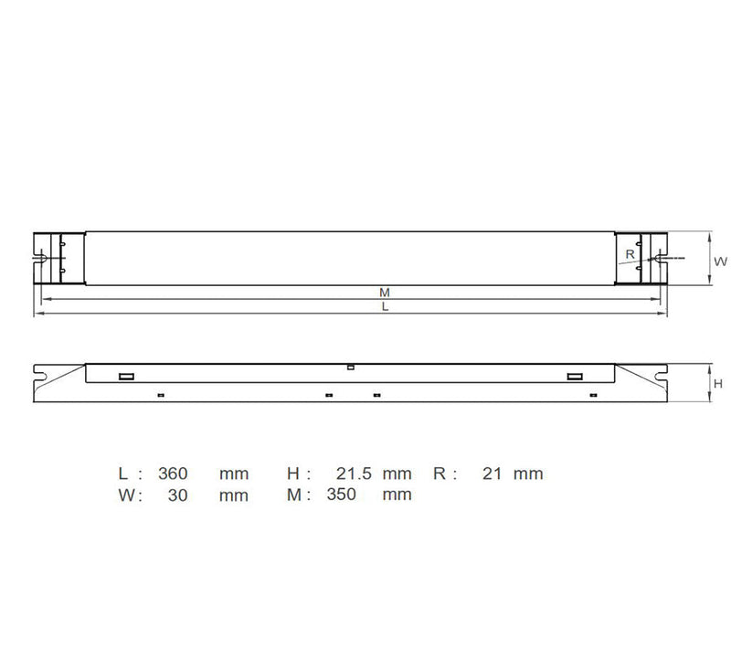HEP DALI Dimmable Ballast 1x14-39W T5-2
