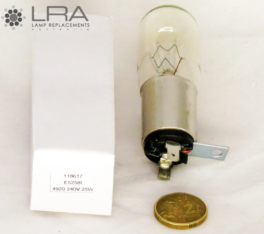 GENERIC Microwave lamp 3pin flange style 25W 240V-1