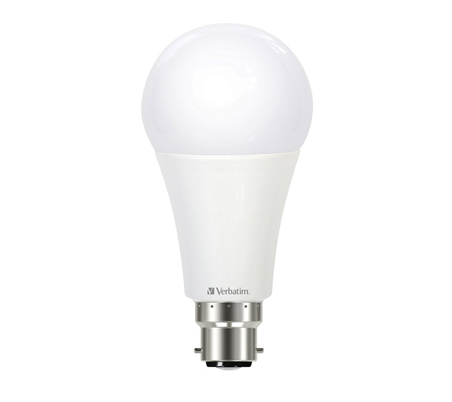 VERBATIM LED GLOBE 15W B22 3000K Dimmable
